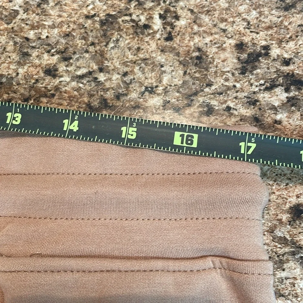 WHITETAG Mens Large Tan Jogger Sweatpants Casual‎ Activewear Zip Pockets
